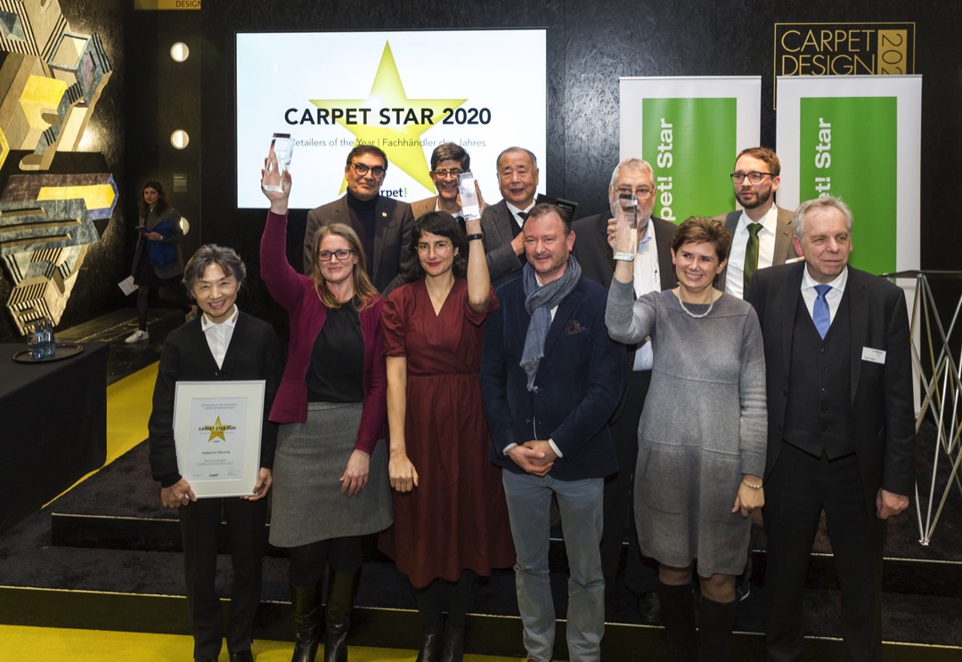 Carpet Stars für sechs beispielhafte Teppichhändler