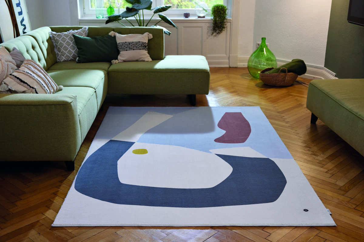 Teppiche, die an moderne Kunst erinnern 