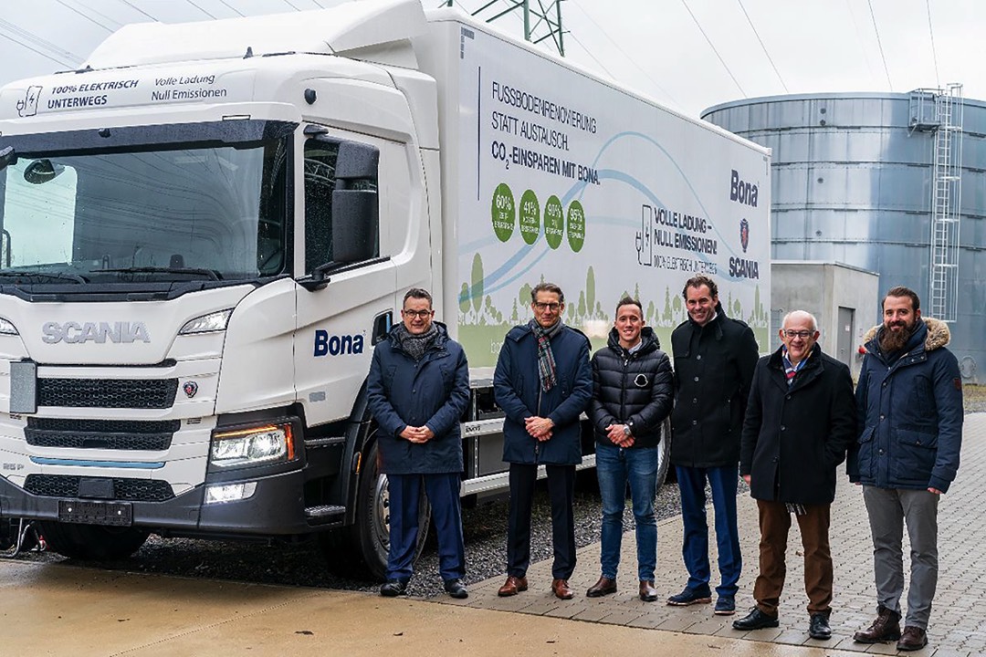E-Lkw fährt emissionsfrei durch Limburg 