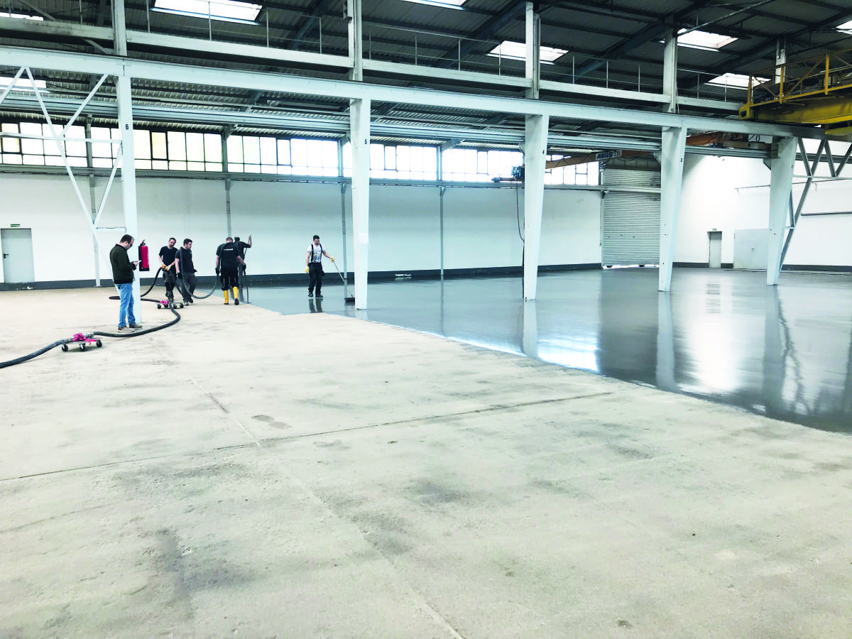Rasante Sanierung einer Industriehalle