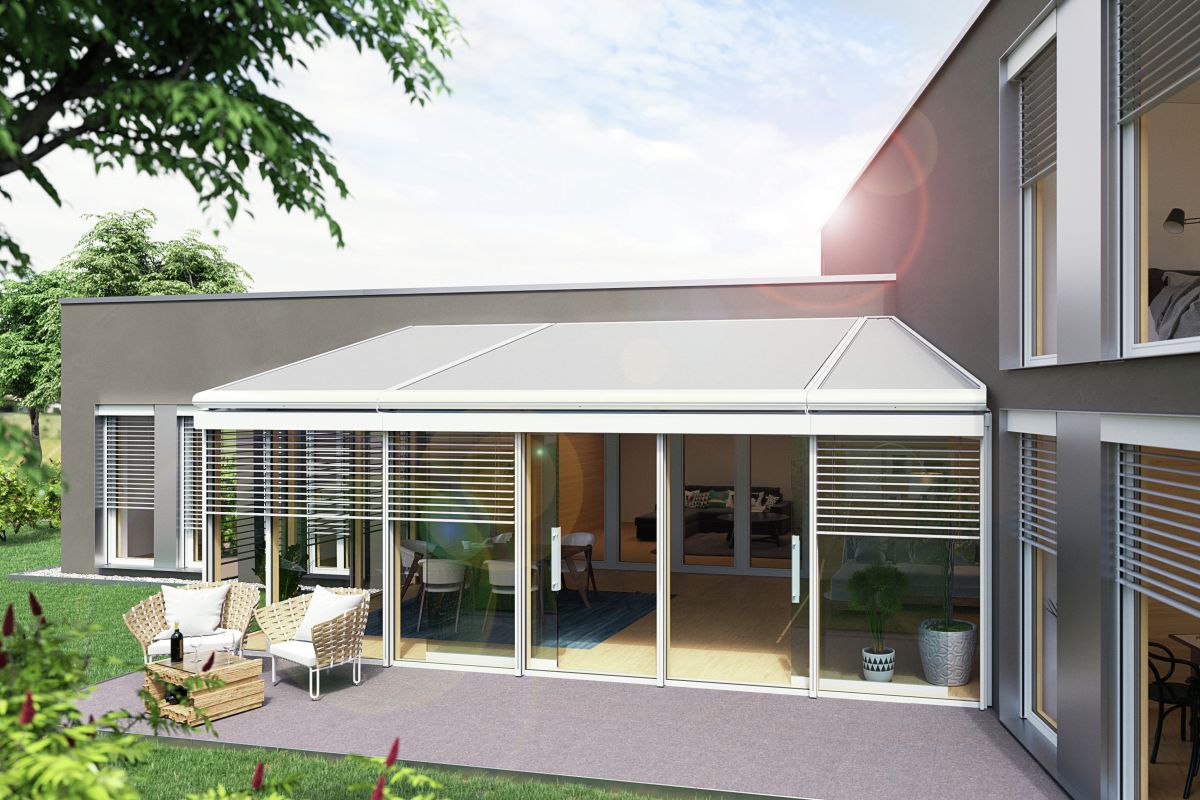 Wintergartenbeschattung stellt besondere Anforderungen an die Reinigung