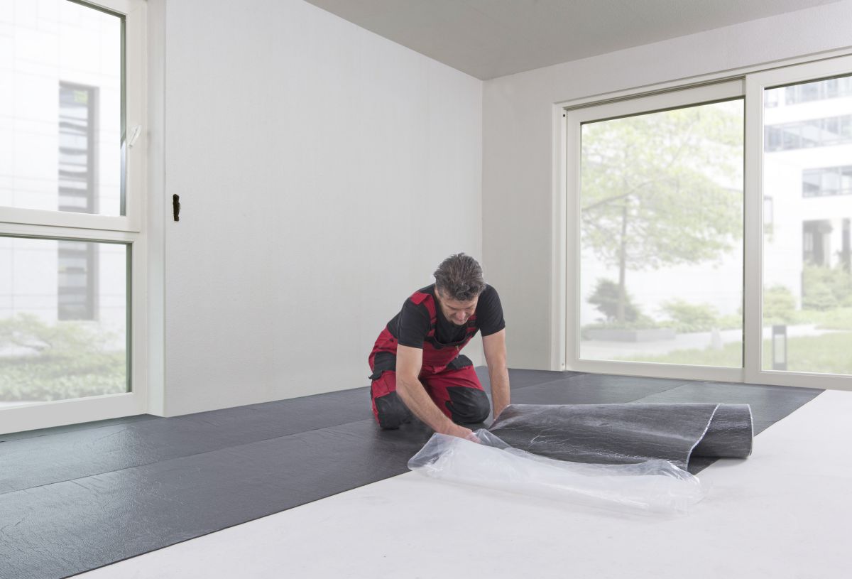 Bewährte Verlegeunterlage, auch für Treppenkanten