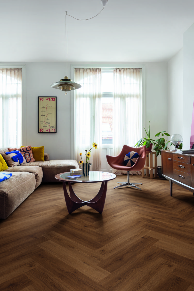 Stimmungsvolle Gestaltungsvielfalt mit Rigid- und LVT-Belägen