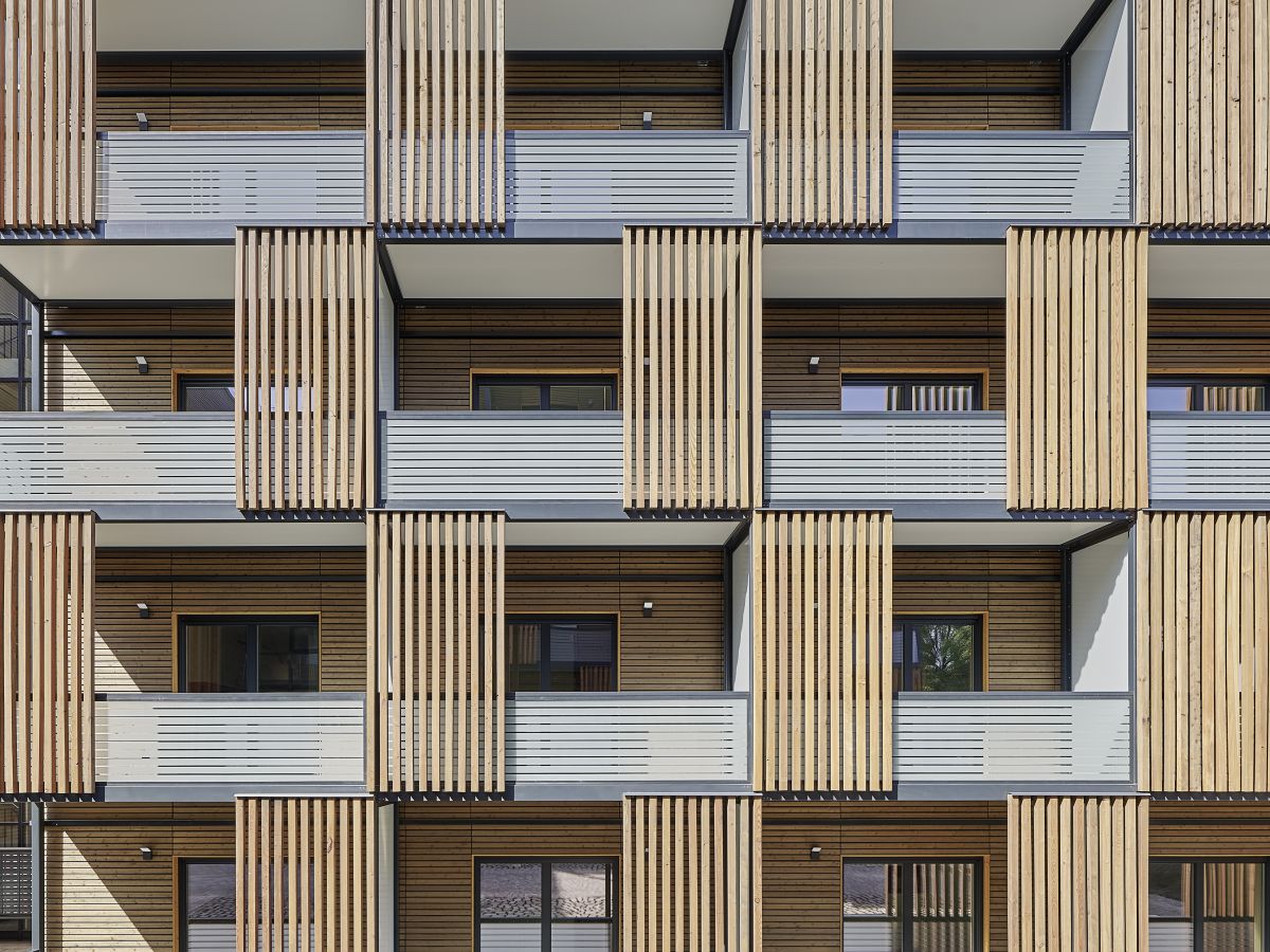 Wohnliche Linoleumböden im Plusenergie-Quartier