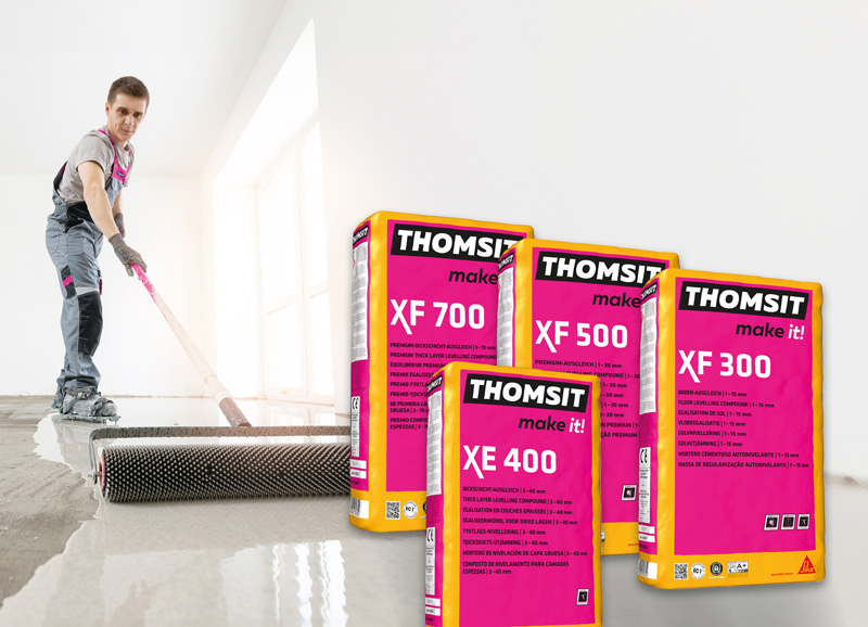 Thomsit: Neue, emissionsarme Spachtelmassen