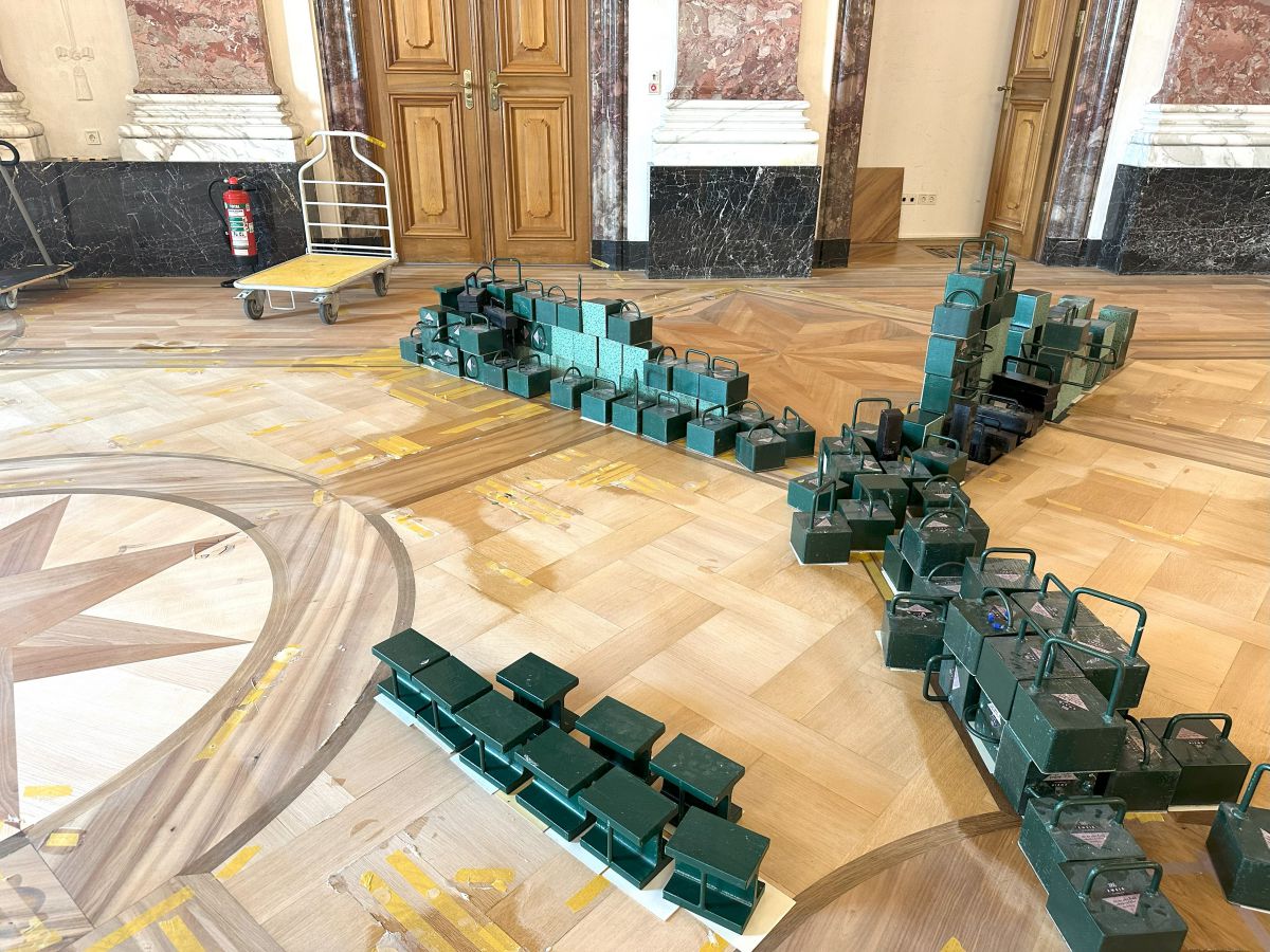 Kurfürstliches Parkett gerettet