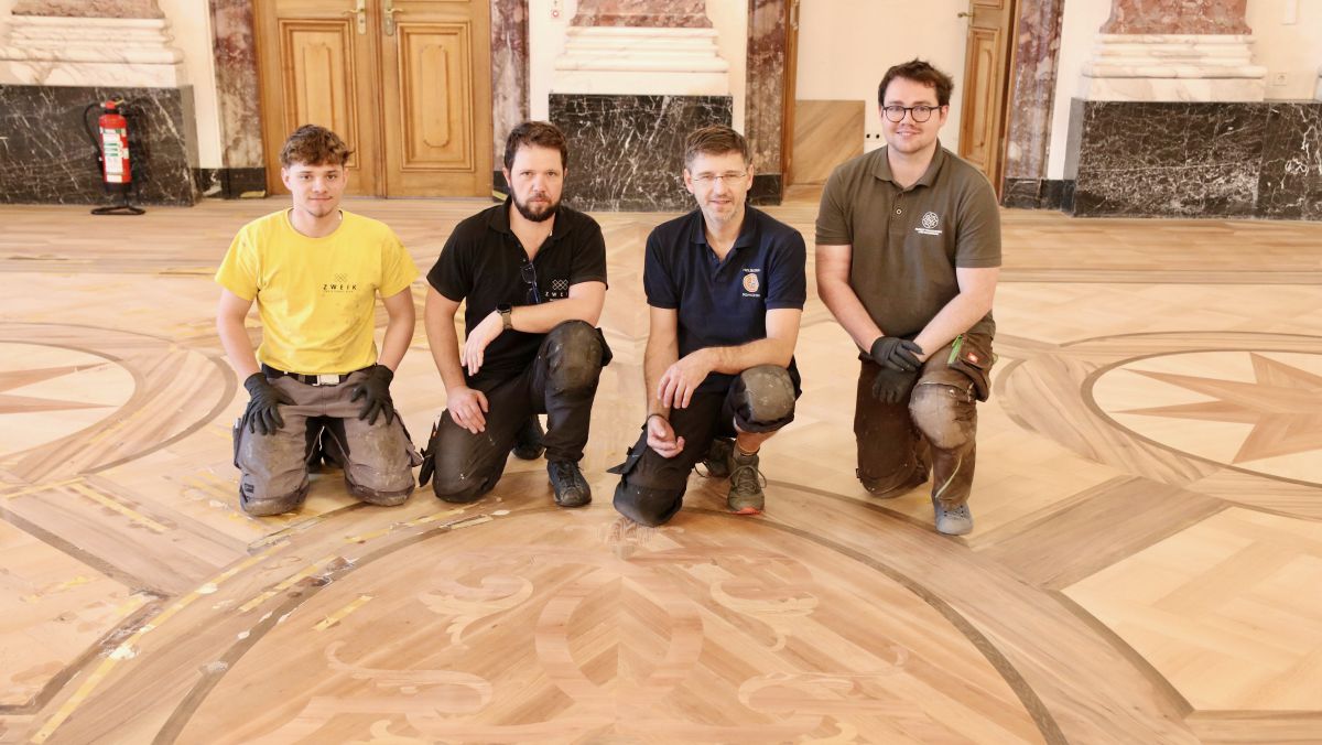 Kurfürstliches Parkett gerettet