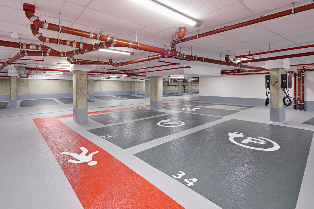 Parkhausboden aus PUR/UREA spart Kosten und Zeit