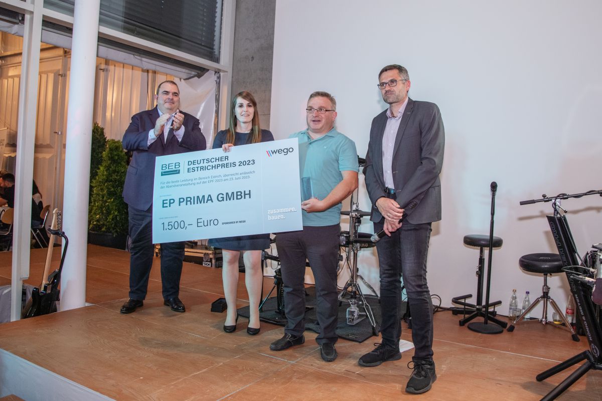 Deutscher Estrichpreis 2026 mit 5.000 Euro dotiert