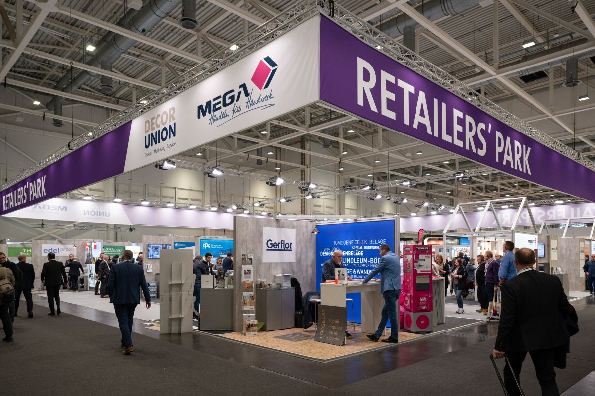 Den Retailers Park hat die Domotex gemeinsam mit Decor-Union und Mega weiterentwickelt.<br> Messe für Bodenbeläge und Innenausbau