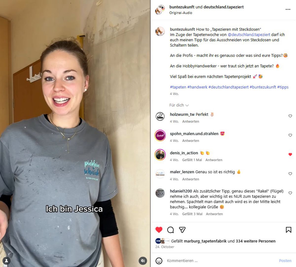 Tapetenwochen generieren 1,5 Millionen Social-Media-Kontakte