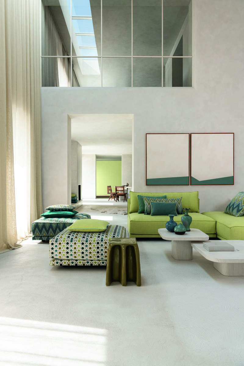 Chivasso: Elegantes Spiel aus Struktur, Farbe und Haptik