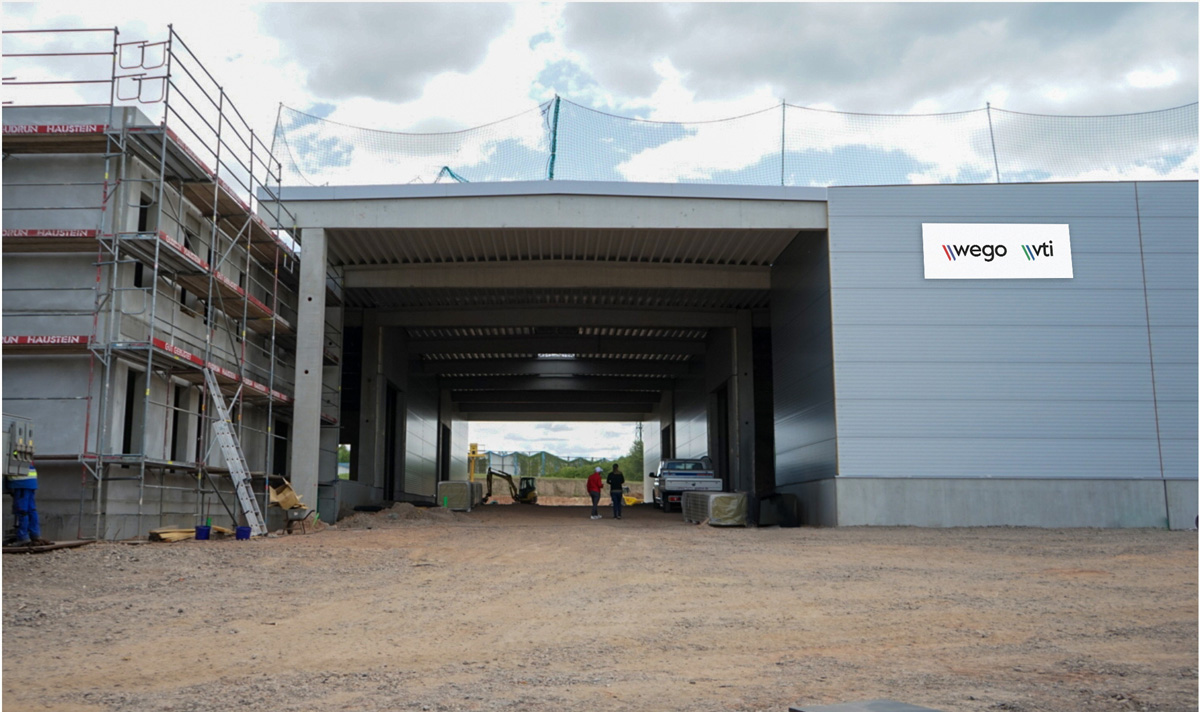 Der Bau der neuen Wego vti-Niederlassung in Chemnitz soll im vierten Quartal 2025 fertiggestellt sein. Wego vti feiert Richtfest in Chemnitz