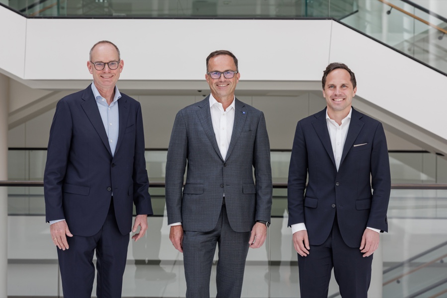 Dr. Holger Feist, Dr. Jochen Köckler, Konstantin Kühl Deutsche Messe erweitert Vorstand